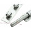 12 inch sliding door lock with VHV padlock 3