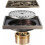Retro copper bathroom drain, odor-resistant, insect-resistant, non-reflective, green bronze, VHV 4