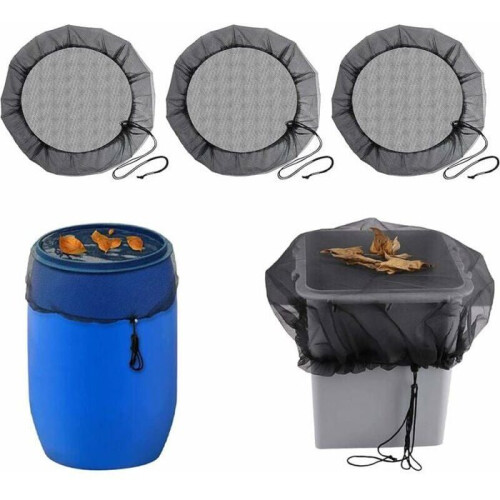 Set of 3 protective nets for rain barrels, diameter 80 cm VHV