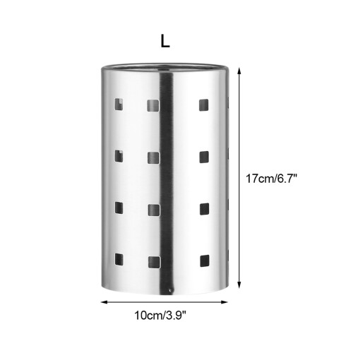 SSGP Stainless Steel Kitchen Cutlery Holder Chopsticks Tableware Storage Rack Organizer (L) 2