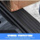 Car bumper protector, rubber trunk protector, scratch-resistant and non-slip, 104 x 9 cm, VHV 4