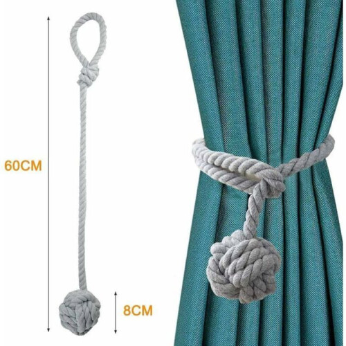Set of 2 decorative, practical and trendy curtain holders, VHV 1