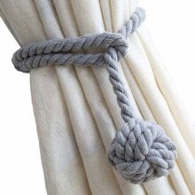 Set of 2 decorative, practical and trendy curtain holders, VHV