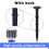 200 plastic garden stakes for weed control, UV protection, black, VHV 3