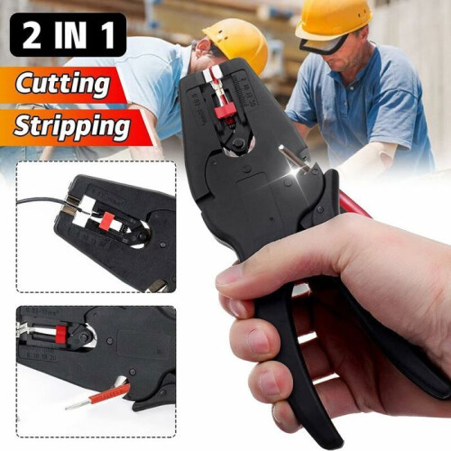 VHV 2-in-1 multifunctional wire stripper, self-adjusting cable cutter and professional crimping pliers 1