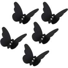 5-pack stainless steel wall hooks, butterfly hooks, bathroom coat hook for kitchen, toilet, clothes VHV
