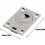 Stainless steel square boat handle with mounting screws for doors and floors VHV 2