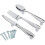 VHV set of 3 kitchen cabinet drawer handles knife spoon fork 1
