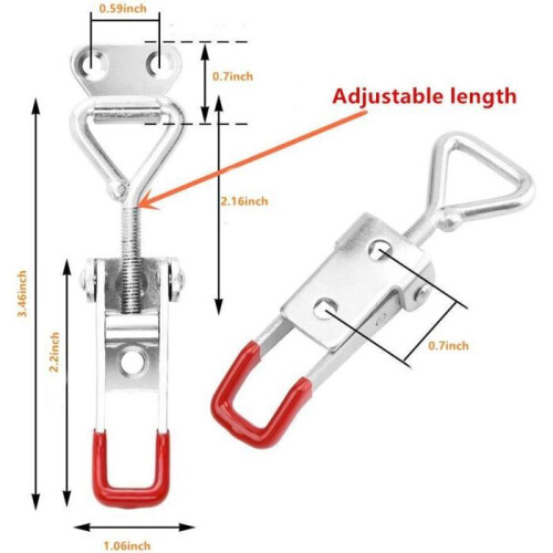 4-piece tensioner set, 4001, adjustable tensioners, quick release fasteners for THT covering device 1