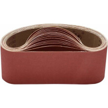 Sanding belts 15 sanding belts 100 x 610 mm assortment of 3 pieces per grit 80120150240400 for VHV belt sander