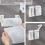 Magnetic kitchen roll holder without perforation, adjustable distance, 180 rotating suspension arm, VHV 4