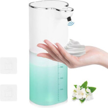400ml Automatic Wall-Mounted Soap Dispenser, USB Rechargeable, IPX5 Waterproof, Touchless, for Kitchen VHV