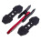 Ratchet brake caliper piston reset tool with 4 steel plates and replacement hooks VHV 2