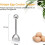 Stainless steel egg slicer, shell opener for hard and soft eggs, shell separator, dimensions 38 x 31 cm VHV 2