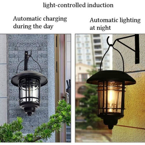 Wall lamps - THT - Waterproof and rustproof wall lamps - Aluminum - Solar powered - LED 1