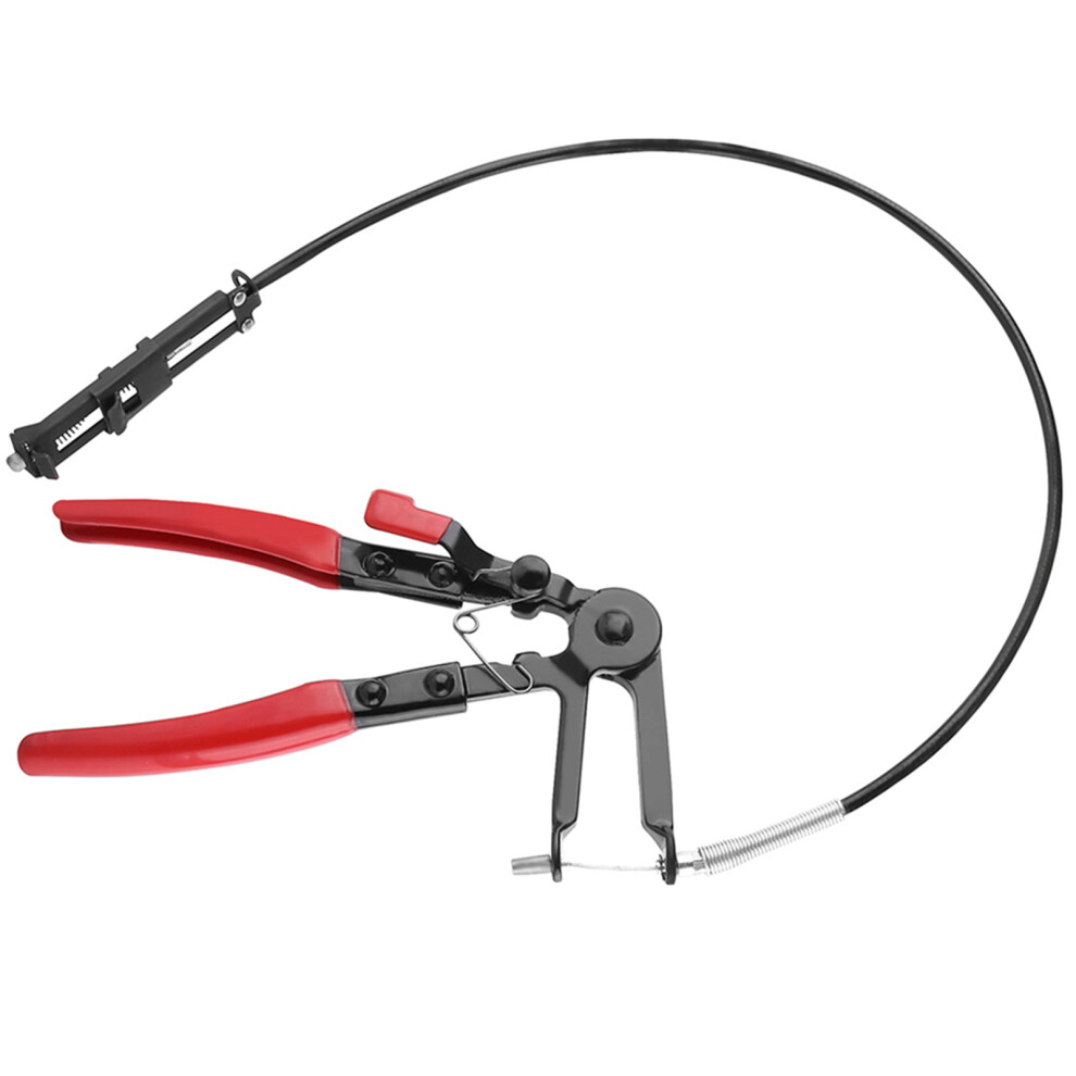 Flexible Wire Long Reach Hose Clamp Plier Car Fuel Oil Water Hose Pipe Repairing Tool