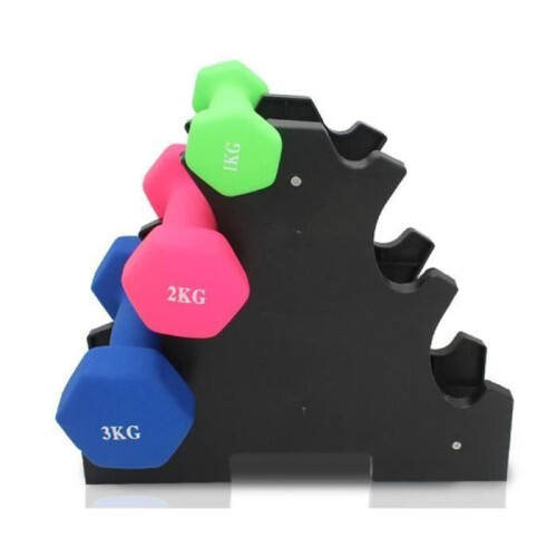 Barbell rack - VHV - 3 levels - Black - Efficient storage - Bodybuilding 2