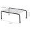 Iron kitchen storage rack, cupboard shelf, draining rack, spice rack, spice bottles, shelves 2