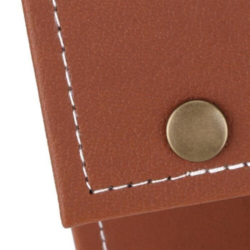 VHV Glasses Organizer - Collapsible Box - Durable - Hanging Design - Brown