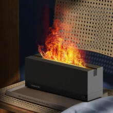 Flame diffuser Flame diffuser, humidifier with adjustable brightness and colored flame light