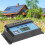 Blue automatic PWM solar controller with LED electronic microcontroller for outdoor off-grid solar systems 1