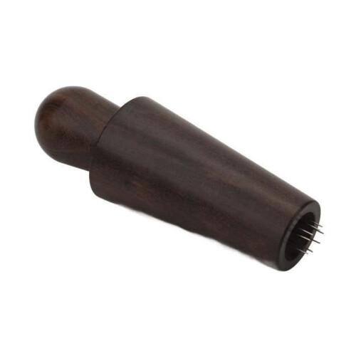 Coffee dosing stirrer, coffee dosing tool, stirrer, stirrer, culinary tool, capsule, dark brown 1