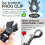 Robust dog leash, 1.5 m extendable anti-pull dog leash with comfortable handle for small, medium and large dogs, black 3