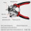 Hole punch for belts, watch straps, bands and leather upholstery 2