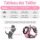 Adjustable pink cat/dog harness S - Breathable reflective vest 2