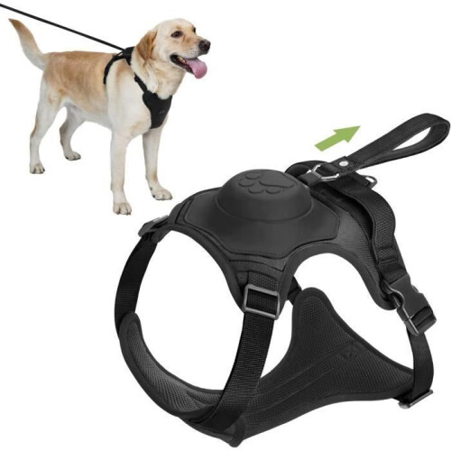 LECOO Retractable Dog Harness – Small – Front and Back Attachment