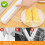 Suction cup food wrap dispenser, plastic film cutter, for kitchen 3