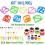 Set of 45 fruit and vegetable cookie cutters for children's bento boxes 2