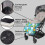 Universal stroller footmuff waterproof windproof warm insert baby sleeping bag stroller buggy sheet 2
