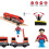 Remote control electric train - magnetic connection - red - children - simulation train model 2