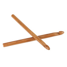 12pcs/set Carbonized Bamboo Knitting Needle Set Crochet Hooks Sweater Needles Yarn Weaving Tool