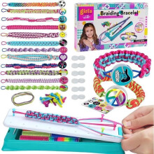 Friendship Bracelet Kit for Girls – Crafts for Kids – Multicolored – Age 6