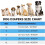 3-pack washable and reusable dog diapers - LECOO - size XS 2