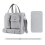 Multifunctional changing backpacks with changing mat and stroller hooks for mums and dads 1
