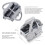 Multifunctional changing backpacks with changing mat and stroller hooks for mums and dads 3