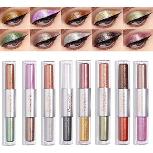 16 Colors Glitter Liquid Eyeshadow, Long Lasting Waterproof Shiny Eye Makeup Set