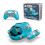 Waterproof, remote-controlled boat with water jet and lights - Blue 1