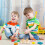 Wooden educational game for 1-year-olds, shape sorting and stacking puzzle - LECOO 2