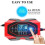 6A 12V/24V Car Motorcycle Battery Charger with Repair Function, Multiple Protections, LCD Touch Screen, Red 3