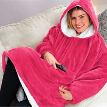 Wearable bathrobe blankets, soft fleece blankets, TV throws, super soft, warm and cozy, large hoodies, dressing gowns