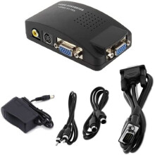 Video Converter - LECOO - VGA - Automatic PAL/NTSC detection - 1920x1200 resolution - Multifunctional