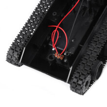 Lightweight Shock Absorbed Plastic Tank Chassis DIY Kit with 130 Motor 3V-7V