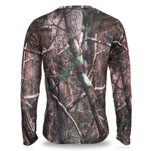 Men Schnell trockendes Langarm-T-Shirt XL Baum-Waldkampf camouflage für Camping & Outdoor