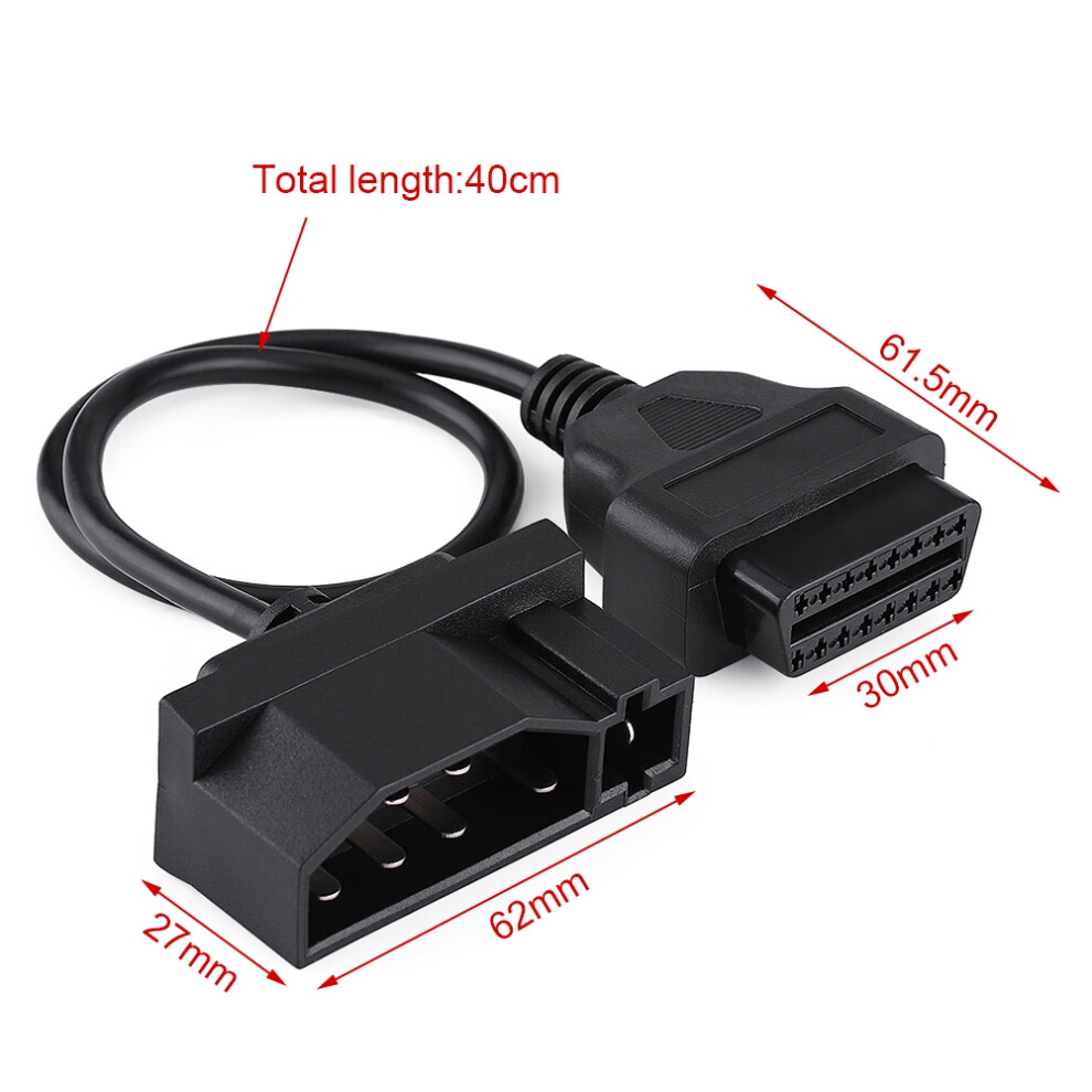 7 Pin To 16 Pin Obd2 Obdii Adapter Connector Diagnostic Cable For Ford 4621324341967