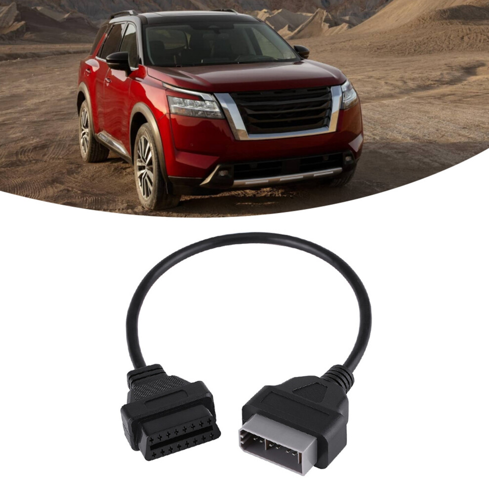 14 Pin To 16 Pin Obd2 Adapter Connector Diagnostic Cable For Nissan 3001324341951