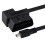 180cm Car OBDII OBD2 EOBD 16pin Diagnostic Extension Adapter to Mini USB Cable 1
